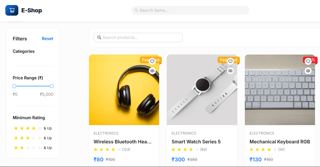 Modern E-Commerce Platform