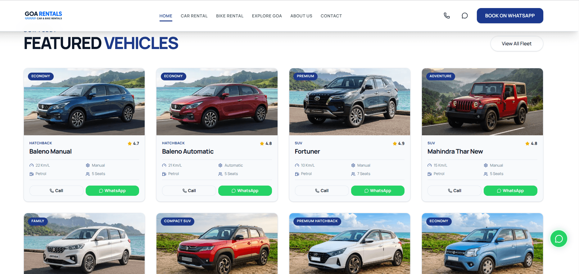 Goa Cars & Bike Rentals